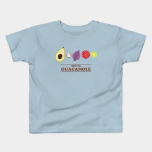 How To Guacamole Kids T-Shirt